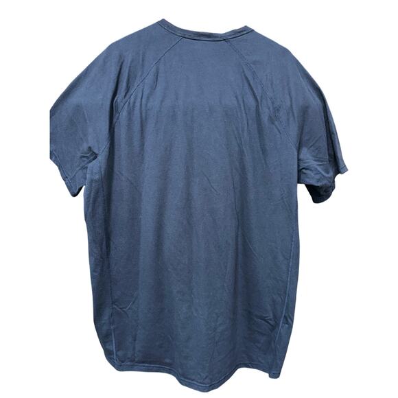 Carhartt Force Relaxed Fit Short Sleeve Pocket T Shirt Navy XLT 106652126 - Picture 2 of 9